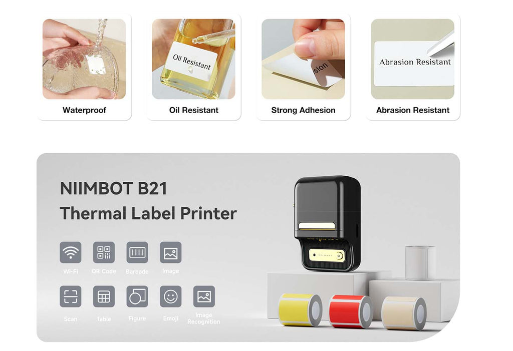 niimbot b21 label printer