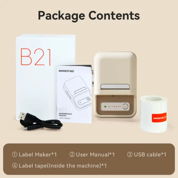 niimbot b21 label printer